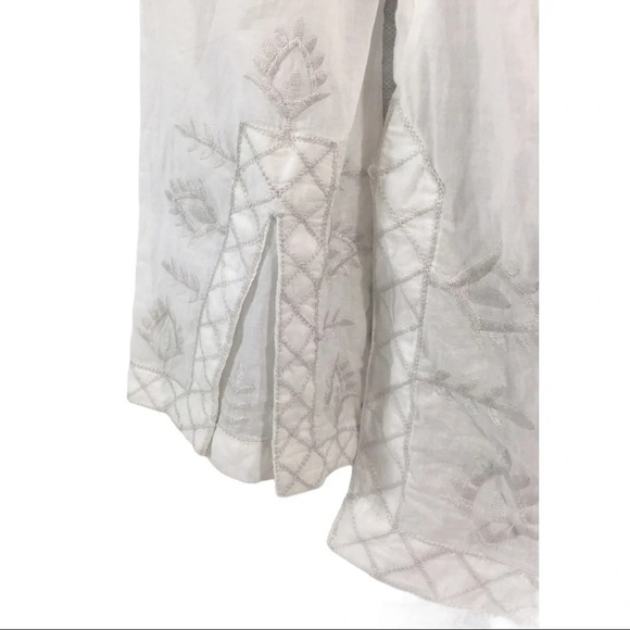 WS477 Monoreno Embroidered Boho Blouse Top M - Picture 7 of 7